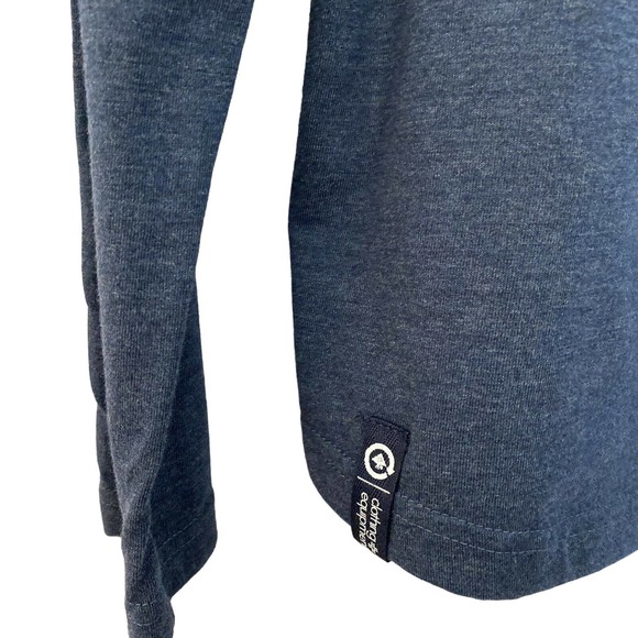 LRG Lifted Research Group Men's Blue Long Sleeve Giraffe Logo Polo Shirt - Small - Picture 3 of 5